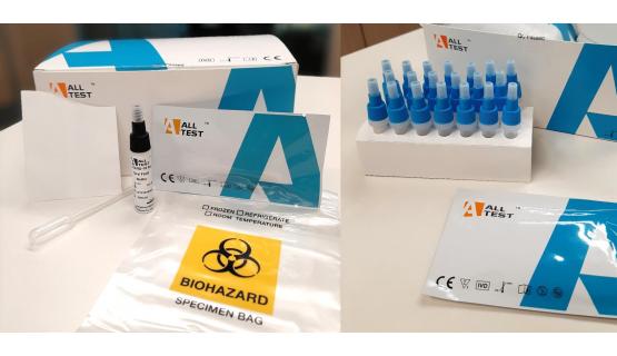 Test de antígeno a partir de muestra nasofaríngea o muestra de saliva